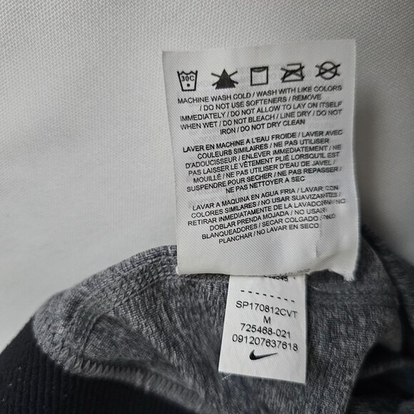 NIKE Pro Women's Dri-Fit Gray Training Capri Compression Yoga Pants Size Medium - Picture 10 of 13